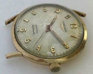 Vintage 10 K Gold fi.  Longines Admiral 1200 Swiss automatic movement,  cal.  340 3