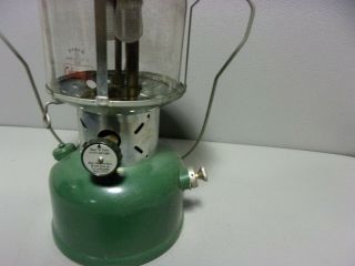 Vintage 1959 Green Coleman Gasoline Lantern Model 228E with Box 6