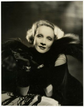Marlene Dietrich Alluring 1932 Vintage Shanghai Express Photograph Mysterious