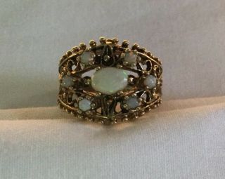 Vintage Opal Ring,  Sz.  6.  25,