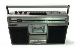 Vintage Ge 3 - 5253a Boombox Ghetto Blaster.  Fully Great