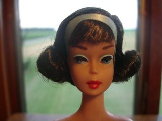Reroot Brunette Sidepart American Girl Barbie Doll