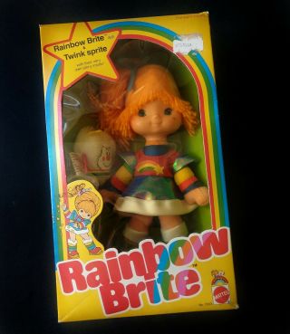 1983 Mattel Rainbow Brite And Twink Sprite Vtg 80 