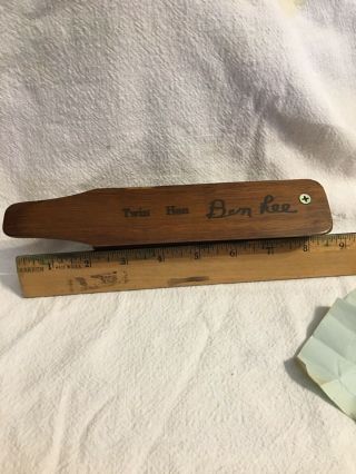 Vintage Twin Hen Turkey Call Box By Ben Lee With Instructions