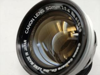RARE & Canon 50mm f1.  4 Leica LTM L39 Mount with Filter & Hood Set 3