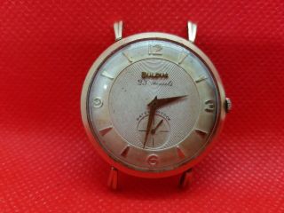 Vintage Bulova Wrist Watch 23 Jewels Self Winding 10k Rgp D047695