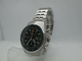 VINTAGE CITIZEN DOUBLE CHRONOGRAPH DAYDATE STAINLESS STEEL AUTOMATIC MENS WATCH 3