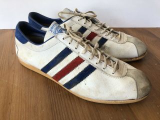 Vintage 70s Adidas Cadet Shoes Made In France Men 