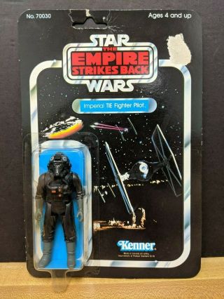 Imperial Tie Fighter Pilot Star Wars 1982 Tesb Vintage Kenner Moc 070219dbt5