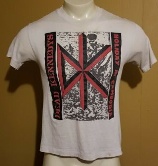 Vintage Dead Kennedys Holiday In Cambodia T Shirt Punk Medium 1984