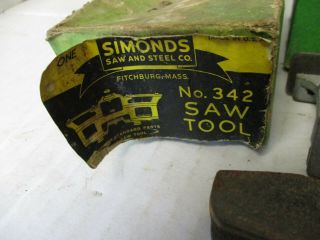 vtg simonds crosscut saw tool no.  342 set gauge setting stake 2