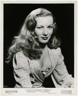 Sultry Veronica Lake Vintage 1947 Glamour Photograph Hollywood Western Ramrod