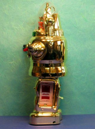 All ROBBY Robbie Mechanized Robot Chrome Gold 1990 OTTI rare 3