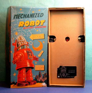 All ROBBY Robbie Mechanized Robot Chrome Gold 1990 OTTI rare 5