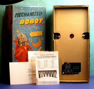 All ROBBY Robbie Mechanized Robot Chrome Gold 1990 OTTI rare 6