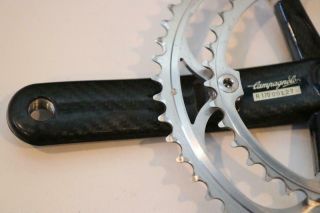 Campagnolo Record Carbon Crankset 10 Speed UD 170mm First Generation 53/39 Rare 12