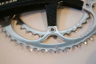 Campagnolo Record Carbon Crankset 10 Speed UD 170mm First Generation 53/39 Rare 9