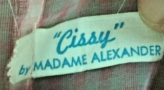 Vintage 1957 Tagged Shirt Dress & Slip for Vintage Madame Alexander Cissy Doll 6