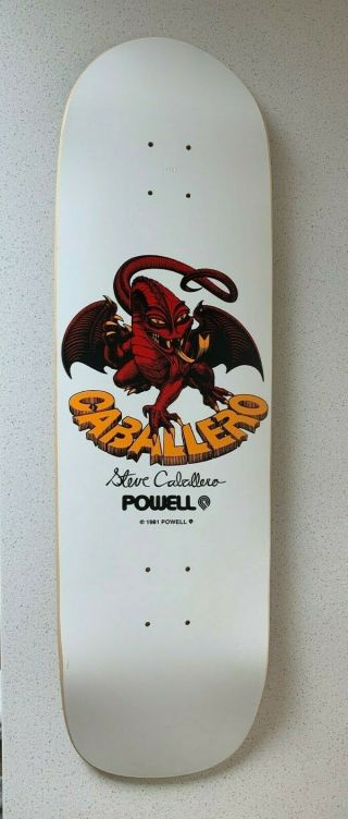 Steve Caballero Skateboard Deck 2002 Powell Peralta Reissue Dragon Graphic