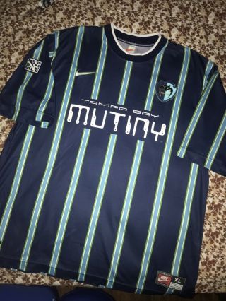 Vintage Mls Tampa Bay Mutiny 1998 Player Issue Jersey Size Xl
