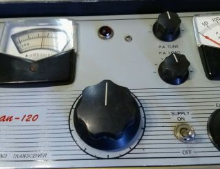 Vintage Swan 120 Single Sideband Ham Radio Transceiver SW - 120 3