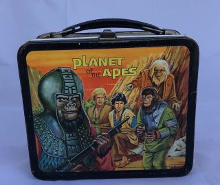 Planet Of The Apes 1974 Vtg Metal Lunch Box