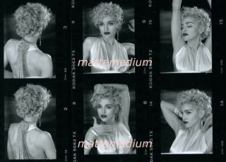M814C MADONNA Vogue Video 1990 VINTAGE CONTACT SHEET PHOTO Herb Ritts FINCHER 2