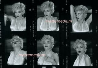 M814C MADONNA Vogue Video 1990 VINTAGE CONTACT SHEET PHOTO Herb Ritts FINCHER 3