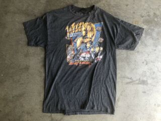 Vintage 1988 3d Emblem Harley Davidson Wild Breed T - Shirt Sz Xl Alda,  Ne