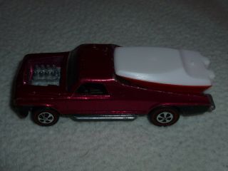 VINTAGE HOTWHEELS REDLINE SEASIDER W BOAT 1969 RARE PINK PICKUP US HOT WHEELS 2