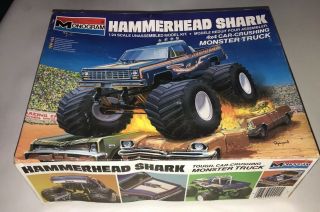 Very Rare 1985 Monogram Hammerhead Shark 1/24 4x4 Monster Truck 2421 Wow