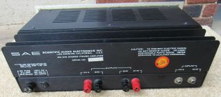 Vintage SAE MARK XXXIB Solid State Stereo Power Amplifier Parts Repair 7