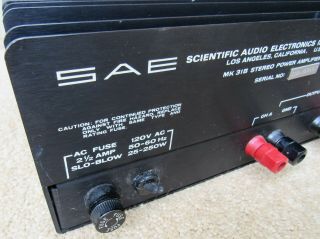 Vintage SAE MARK XXXIB Solid State Stereo Power Amplifier Parts Repair 8