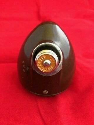 Vintage Chopped Brown Astatic 200 Harmonica Microphone Harp Mic 5