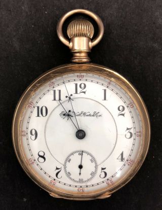 1895 Elgin 18s 17j Antique Double Sunk Pocket Watch 116/5 5719173 Of Bw Raymond