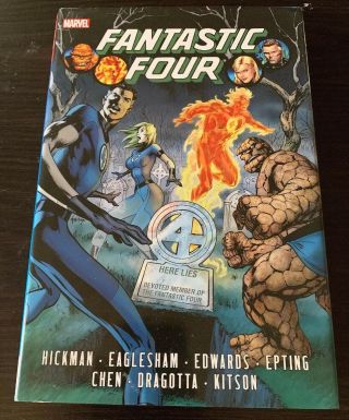 Marvel Fantastic Four By Hickman Omnibus Volume 1 Hardcover Hc Rare Oop