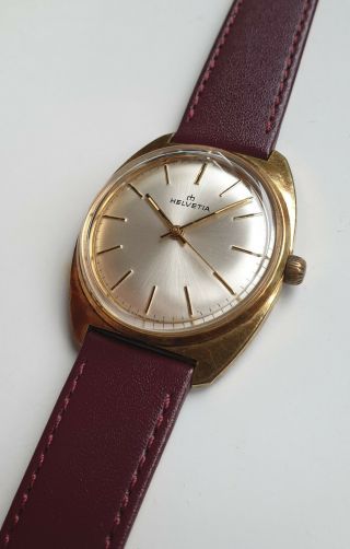 Vintage Helvetia Hand Winding Watch - cal.  ETA 2750 6