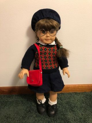 Vintage American Girl Doll Molly Mcintire With Clothing Accessories & Books