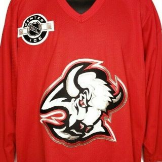 Buffalo Sabres Hockey Jersey Vintage 90s Center Ice Ccm Made In Canada Medium