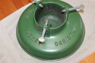 Vintage Cast Iron Sure - Stand Christmas Tree Stand Brillion Iron Euc Iob