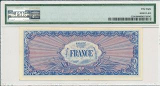 Allied Military Currency France 1000 Francs 1944 Rare PMG 58 2
