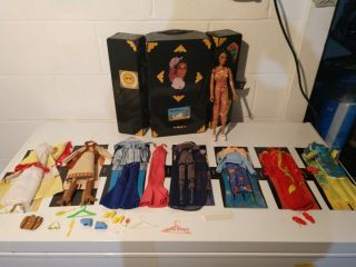 Vintage 1975 Cher Doll By Mego W Extra Clothes/accessories,  Travel Case