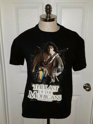 Vintage 1993 The Last Of The Mohicans Film Movie Shirt Large Usa