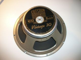 Celestion Vintage 30,  G12 Speaker,  8 Ohm,  Not Abused Sounds Awesome