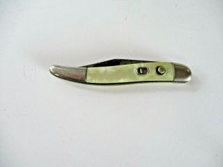 Vintage Hammer Brand Locking Pocket Folding Knife Pearl
