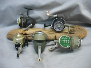 Vintage/old Fishing Reels - 5 Antique Bait Casting Reels - All Are Langley Reels
