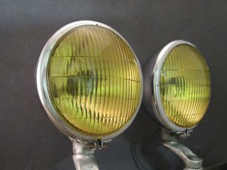 1930 ‘s Vintage Accessory Unity Fog And Driving Lights Fog Lamps