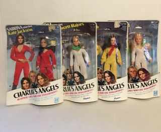 1977 Vintage Charlies Angels Doll Set, .  Hasbro.  Set Of 4
