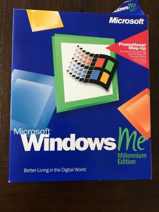 Microsoft Windows Millenium Me Rare Promotional Big Box Vintage
