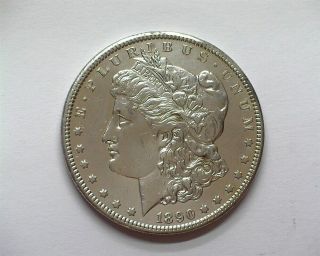 1890 - Cc Morgan Silver Dollar Uncirculated Details Rare Better Date